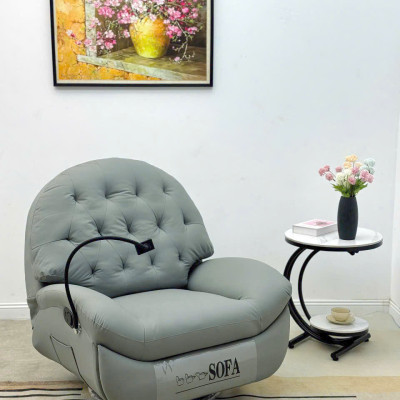 Ghế sofa cao cấp cao cấp dùng decor cho phòng khách, phòng ngủ, thư giãn ngã 170 độ, xoay 360 độ Juno Sofa 