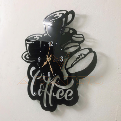 Decor quán cafe chill với đồng hồ cà phê siêu chất Abatsu