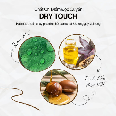 Chì Kẻ Mày Glamrr Q Bền Màu Thuần Chay VEGAN SUPER STAY BROW PENCIL (0.08g)