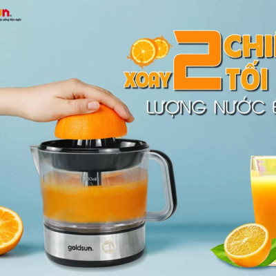 Máy Vắt Cam Hai Chiều Goldsun GOS3900 Công Suất 40W - Hàng chính hãng Goldsun