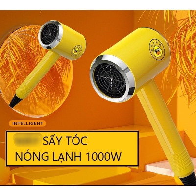 Dụng Cụ Làm Đẹp - Máy Sấy Tóc Mini Hình Con Vịt Vàng Loại Xịn, Siêu Dễ Thương Nóng Lạnh 3 Tốc Độ Gió.