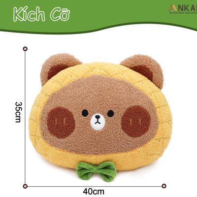 Mền Văn Phòng 3 Trong 1 Gấu Orange Cao Cấp Để Đi Dã Ngoại, Xe Giường Nằm, Ngủ Tại Văn Phòng Vô Cùng Tiện Dụng