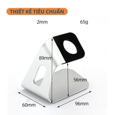 Giá Đỡ Sạc Đồng Hồ Thông Minh Kai.N Metal Stand Dành Cho Apple Watch, Hộp Kim Nhôm Cao Cấp - Hàng Chính Hãng