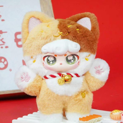 Thú Bông Lucky Meow Plush Doll - Plush Toy CX-2411 (Sản Phẩm Bên Trong Là Ngẫu Nhiên)