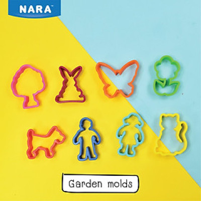 BỘ 8 KHUÔN NẶN CHỦ ĐỀ KHU VƯỜN + SÁCH HƯỚNG DẪN MO-GARDEN