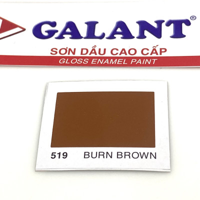 Sơn dầu Galant màu Burn Brown 519 _ 0.8L