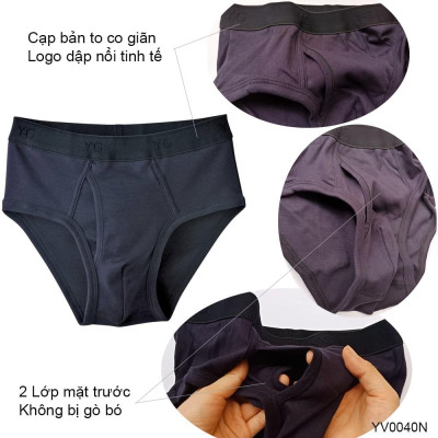 Quần sịp tam giác 100% cotton kháng khuẩn khử mùi YG YV0040N của Nhật