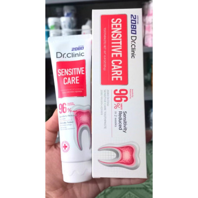 Kem Đánh Răng Hàn Quốc  2080 DR.CLINIC Đánh Bay Mảng Bám, Giảm Ê Buốt, Ngăn Ngừa Hơi Thở Có Mùi 125gr