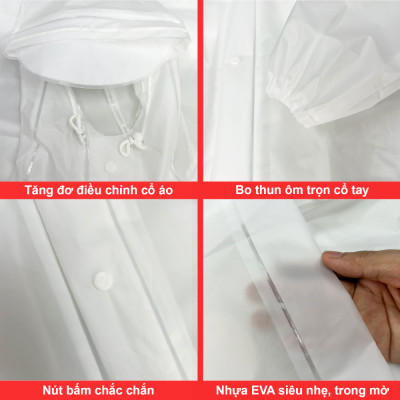 ÁO MƯA BALO EVA TRẺ EM