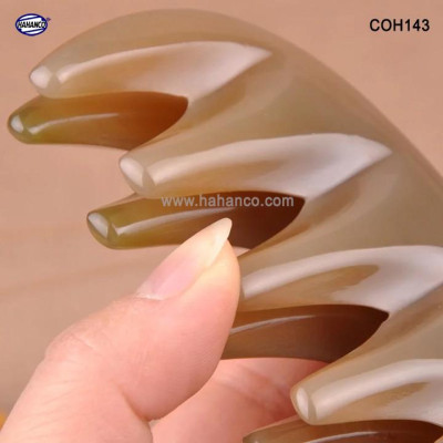 Lược sừng răng thưa thần thánh - COH143 (Size: S - 9cm) Massage đầu giúp lưu thông máu đả thông kinh mạch 