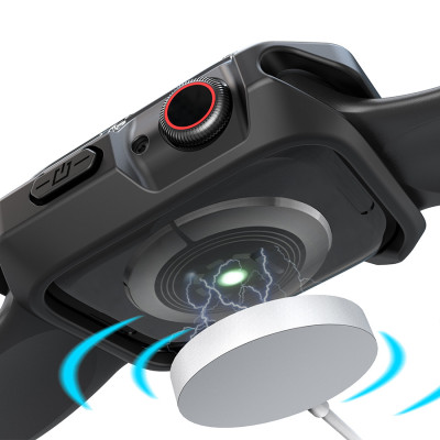 Ốp Case Viền PC Trong Suốt cho Apple Watch Series 4/5/6/SE/7/8/9/SE2 Size 40mm/41mm/44mm/45mm - Hàng Chính Hãng