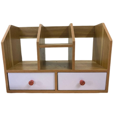 Kệ Sách Để Bàn Chữ H Chắc Chắn, Kèm 2 Ngăn Kéo Cao Cấp - Dễ Lắp Ráp