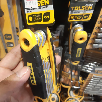 BỘ 8 CÂY ĐẦU LỤC GIÁC TOLSEN 20098 - HÀNG CHÍNH HÃNG