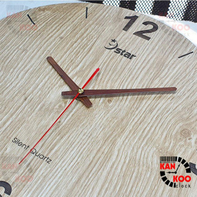 Kim đồng hồ treo tường cao cấp màu gỗ phù hợp mặt đồng hồ 28cm đến 35cm
