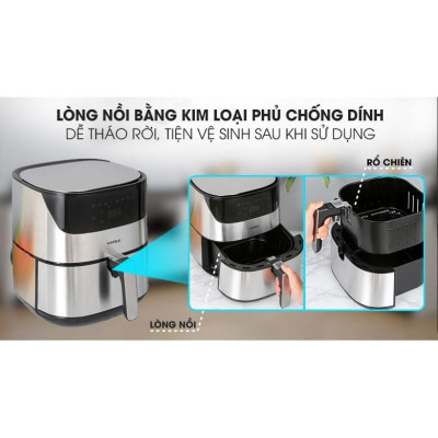Nồi chiên không dầu Hafele AF-T5A 5 lít - Hàng chính hãng (535.43.712)