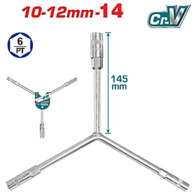 CHÌA VẶN CHỮ Y SIZE 8-10-12MM ,  SIZE 10-12-14MM TOTAL THYWB081012, THYWB101214 - HÀNG CHÍNH HÃNG