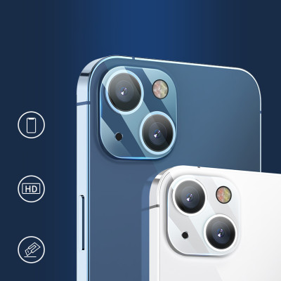 Miếng Dán Kính Cường Lực Camera chống trầy GOR cho iPhone 13 Mini / 13 / 13 Pro / 13 Pro Max (Bộ 2 Miếng) - Hàng Nhập Khẩu