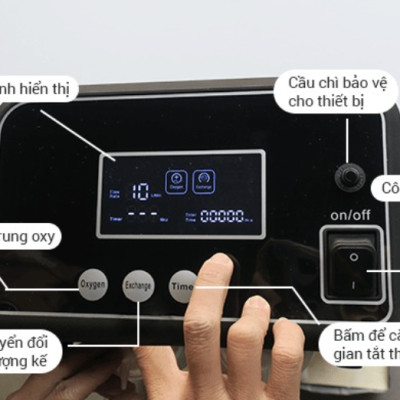 Máy tạo oxy Owgels 10 Lít có xông khí dung OZ-5-01GW0-10L HÀNG CÓ SẴN