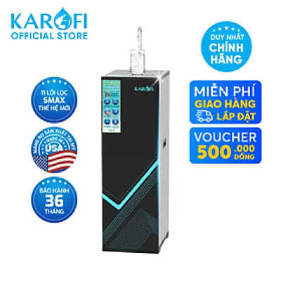 Máy lọc nước RO Mỹ 11 lõi Karofi KAQ-L06 Aiotec RO - Giao trước lắp sau miễn phí toàn quốc - Bảo hành 36 tháng - Hàng chính hãng