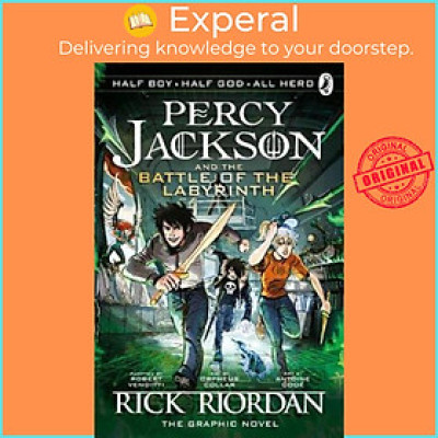 Sách - The Battle of the Labyrinth: The Graphic Novel (Percy Jackson Book 4) by Rick Riordan (UK edition, paperback)