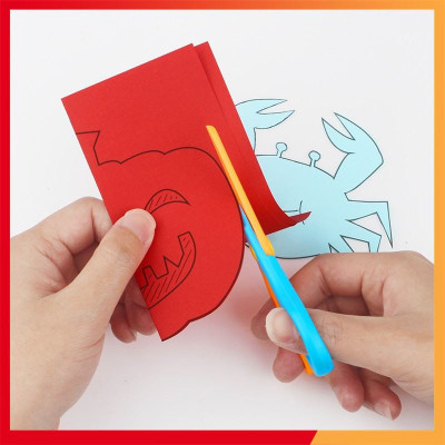 Bộ Đồ Chơi Cắt Giấy Thủ Công Cho Bé: 240 Giấy Màu Và 2 Kéo Cắt An Toàn Tiện Dụng