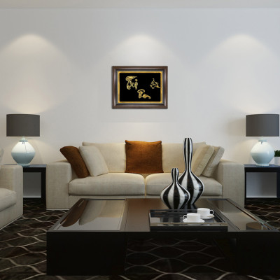 Tranh chữ Tri Ân mạ vàng 24K size lớn - Quà tặng đối tác khách hàng