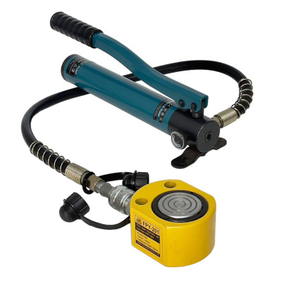 Bộ kích lùn thủy lực 20 tấn hành trình 12mm FPY-201 và bơm  tayCP-180