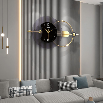 Đồng Hồ Treo Tường Kim Trôi Trang Trí Nội Thất Decor EA03 hiện đại cao cấp cỡ lớn phòng khách