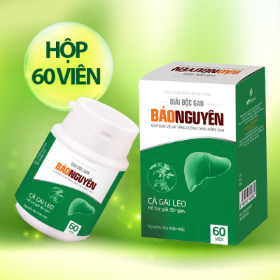 Thực phẩm bảo vệ sức khỏe Viên uống giải độc gan Bảo Nguyên 60 viên [Sắc Ngọc Khang Official]