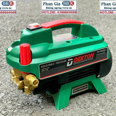 Máy Rửa Xe Chỉnh Áp Dekton DK-CWR3001 - Công Suất 3000W Áp Lực Cao - Thế Hệ Mới - Bảo Hành 12 Tháng