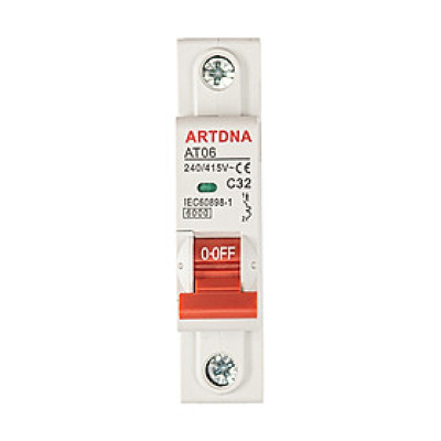 Thiết bị đóng cắt (MCB) - Attomat 1pha 32A  AT06-1/32