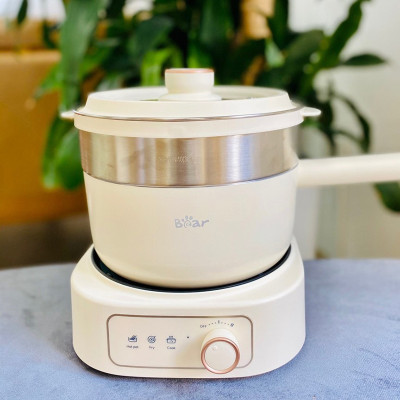 Nồi lẩu đa năng Bear SB-NL25L (1000W) - Hàng chính hãng