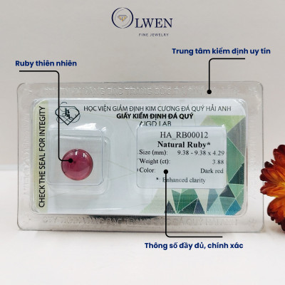 Viên đá Ruby thiên nhiên_HA-RB00012