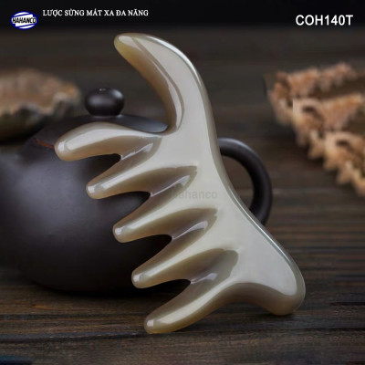 Lược sừng đa năng thần thánh (Size: M - 11cm) Mát xa làm đẹp.