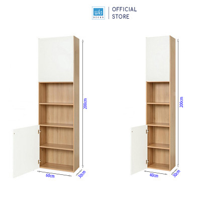 Tủ Sách Gỗ Hiện Đại Nhiều Ngăn Đa Năng SIB Decor KG34