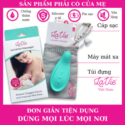 Máy Massage Thông Tắc Tia Sữa Kích Sữa Lavie Tự Làm Tại Nhà Chữa Tắc Nhanh An Toàn Không Đau Ngừa Tái Phát Hàng Đầu Hoa Kỳ