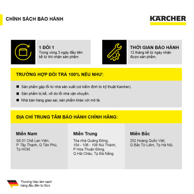 Máy phun rửa áp lực cao Karcher K 3 Power Control