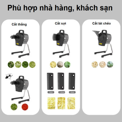 Máy thái lát, thái sợi hành lá, tỏi, ớt và rau củ quả dùng cho quán ăn, nhà hàng, khách sạn. Thương hiệu Mỹ cao cấp Septree - GJ806. Hàng chính hãng
