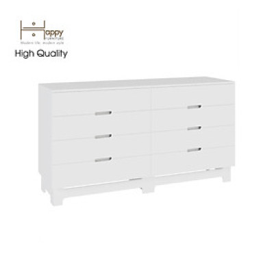 [Happy Home Furniture] MOLLY, Tủ lưu trữ 8 ngăn kéo, 160cm x 45cm x 86cm ( DxRxC), THK_109