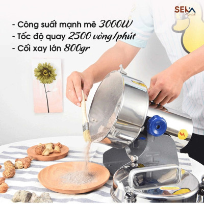 Máy Xay Bột Khô SEKA SK200 - Hàng Chính Hãng