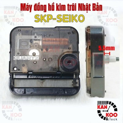 Máy đồng hồ treo tường KIM TRÔI hiệu SKP SEIKO Nhật chính hãƞg - bảo hành 5 năm