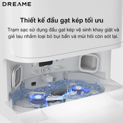 Robot Hút Bụi Lau Nhà Dreame L30s Ultra Xòe Giẻ Giặt Sấy Giẻ Nước Nóng Khử Khuẩn Ion, Camera AI Lực Hút 11.000 Pa - Hàng Chính Hãng