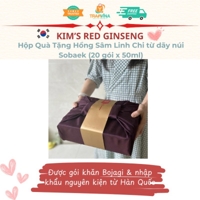 Hộp Quà Tặng Hồng Sâm Linh Chi Kim