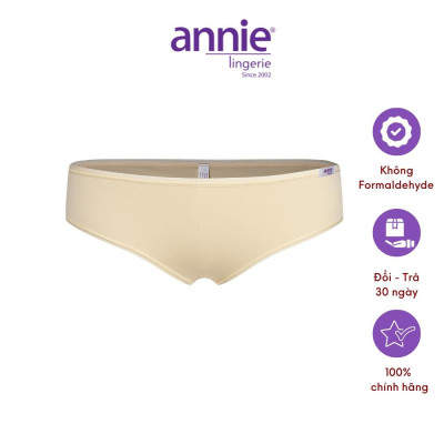 Quần lót nữ trơn thun lạnh, lưng thấp cao cấp annie 4534 ôm sát cơ thể, không cộm, cấn, trẻ trung, mềm mịn, thoáng mát
