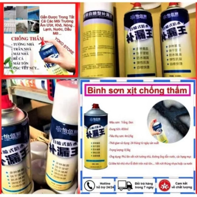 CHAI SƠN XỊT SIÊU CHỐNG THẤM NƯỚC TRÊN MỌI BỀ MẶT CÔNG TRÌNH HÀNG CHUẨN