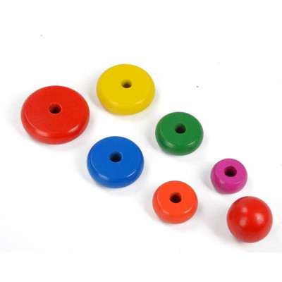 Tháp Cầu Vòng Bằng Gỗ Cho Bé Loại Nhỏ - Đồ Chơi Gỗ Thông Minh Đồ Chơi Mầm Non