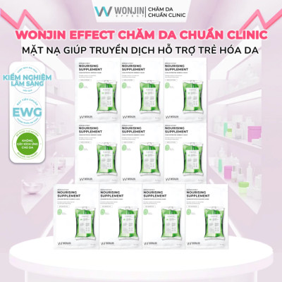 Combo 10 Mặt Nạ Phục Hồi Chuyên Sâu WonJin Effect Nourising Supplement Mask 30g