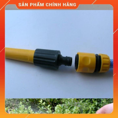 ️ Bộ dây vòi xịt nước rửa xe,tưới cây ,tăng áp 3 lần, loại 3m,5m 206622-5 cút sập,nối nhựa vàng+