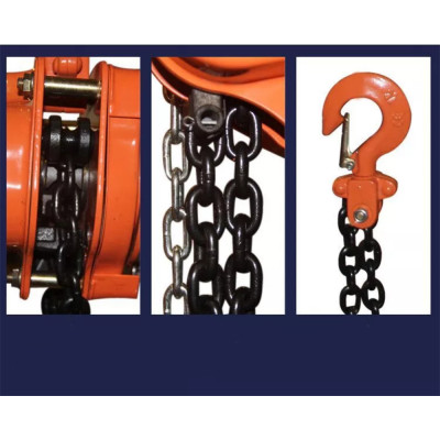 Palang Xích Kéo Tay ABG 2T-5M - Pa Lăng Dùng Xích Loại 2 Tấn, Xích Ba Lăng Dài 5 Mét Kéo Tay - Hàng Chính Hãng