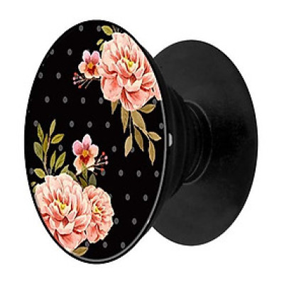 Popsocket in hình dành cho điện thoại mẫu Họa Tiết Hoa Cam